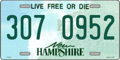 NH license plate 3070952