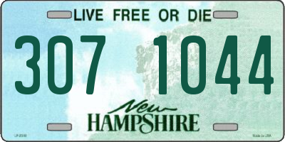 NH license plate 3071044