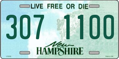 NH license plate 3071100