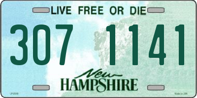 NH license plate 3071141