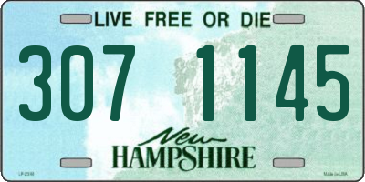 NH license plate 3071145