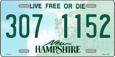NH license plate 3071152