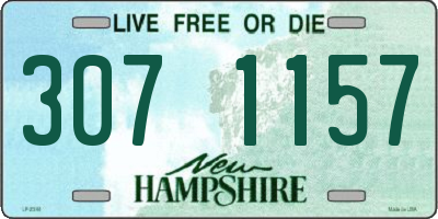 NH license plate 3071157
