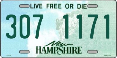 NH license plate 3071171