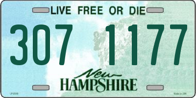NH license plate 3071177