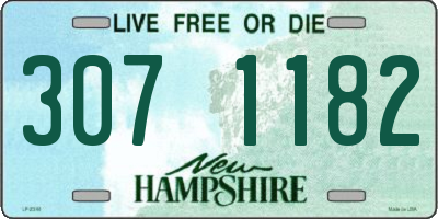 NH license plate 3071182