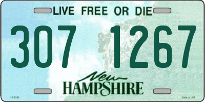 NH license plate 3071267