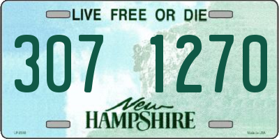 NH license plate 3071270