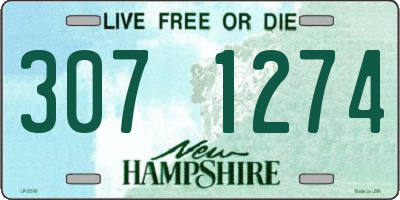 NH license plate 3071274