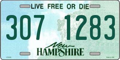 NH license plate 3071283