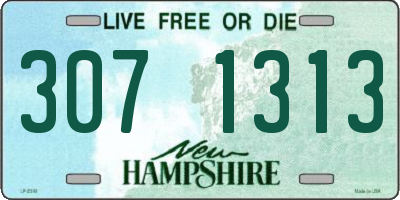 NH license plate 3071313