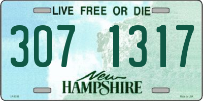 NH license plate 3071317