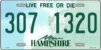 NH license plate 3071320
