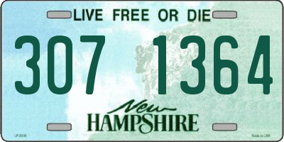 NH license plate 3071364