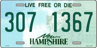 NH license plate 3071367