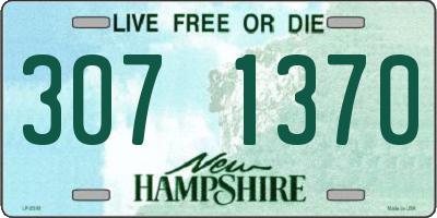 NH license plate 3071370