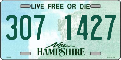NH license plate 3071427