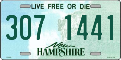 NH license plate 3071441