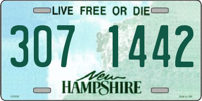 NH license plate 3071442