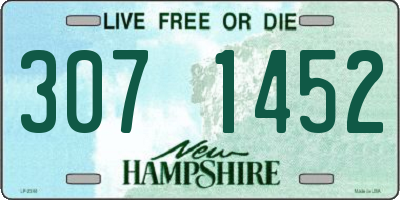 NH license plate 3071452