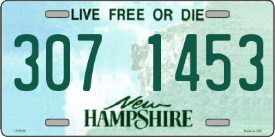 NH license plate 3071453