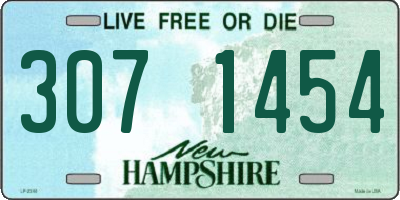 NH license plate 3071454