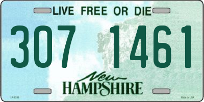 NH license plate 3071461