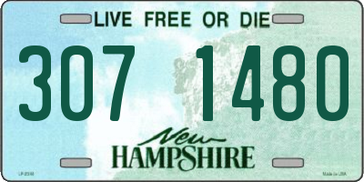 NH license plate 3071480