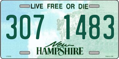 NH license plate 3071483