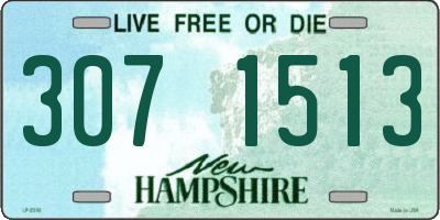 NH license plate 3071513