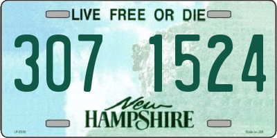 NH license plate 3071524