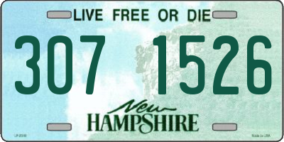 NH license plate 3071526