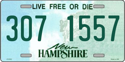 NH license plate 3071557