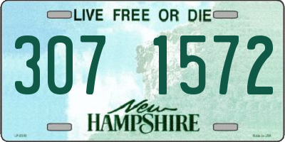 NH license plate 3071572
