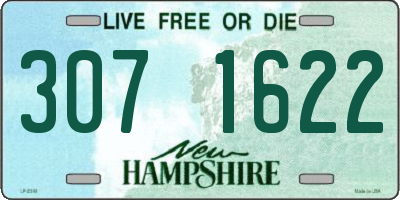 NH license plate 3071622