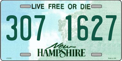 NH license plate 3071627