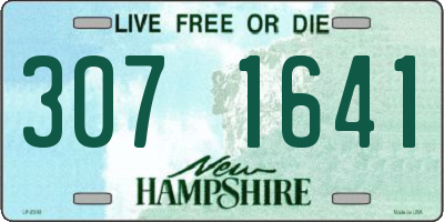 NH license plate 3071641