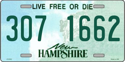 NH license plate 3071662