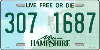 NH license plate 3071687