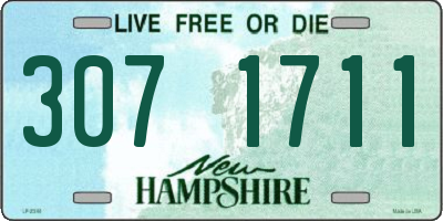 NH license plate 3071711