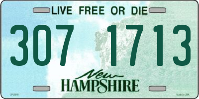 NH license plate 3071713