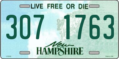 NH license plate 3071763