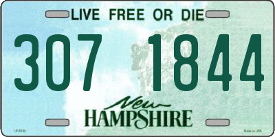 NH license plate 3071844
