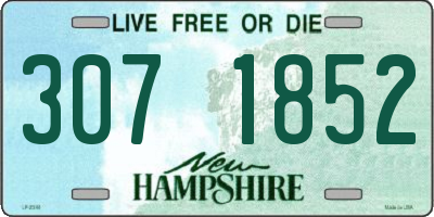 NH license plate 3071852