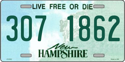 NH license plate 3071862