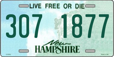 NH license plate 3071877