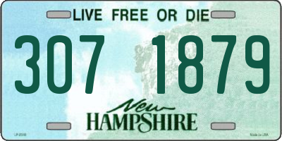 NH license plate 3071879