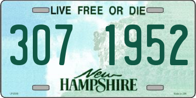 NH license plate 3071952