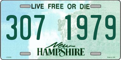 NH license plate 3071979