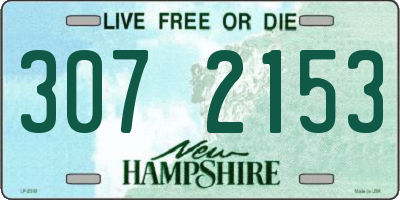NH license plate 3072153